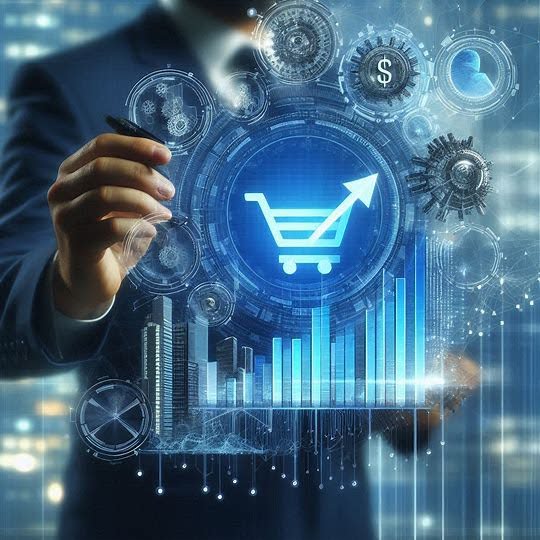 Visuel illustrant l’optimisation du taux de conversion e-commerce à l’aide de technologies intelligentes et de data analytics